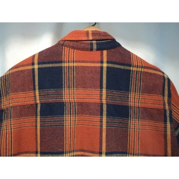 Oneill Men's Lodge Red Flannel Zip Up Jacket Size XL - Picture 13 of 13